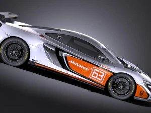 Mclaren 650S Sprint 2017 vray 3D Model