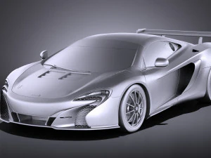 Mclaren 650S Sprint 2017 vray 3D Model