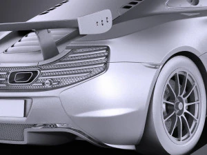 Mclaren 650S Sprint 2017 vray 3D Model
