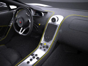 Mclaren 650S Sprint 2017 vray 3D Model