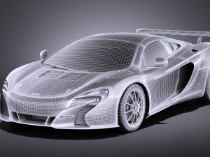 Mclaren 650S Sprint 2017 vray Modelo 3D