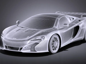 Mclaren 650S Sprint 2017 vray 3D Model