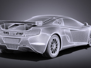 Mclaren 650S Sprint 2017 vray Modelo 3D