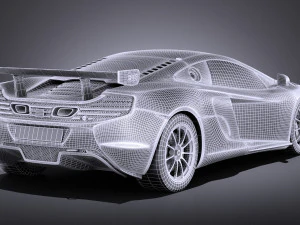 Mclaren 650S Sprint 2017 vray 3D Model