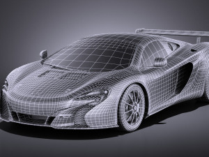 Mclaren 650S Sprint 2017 vray Modelo 3D
