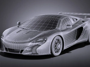 Mclaren 650S Sprint 2017 vray 3D Model