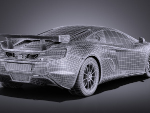 Mclaren 650S Sprint 2017 vray Modelo 3D