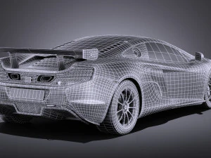 Mclaren 650S Sprint 2017 vray 3D Model