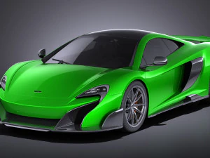 迈凯伦 675LT 2017 vray 3D 模型