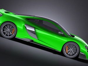 Mclaren 675LT 2017 vray 3D Model