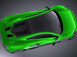 Mclaren 675LT 2017 vray 3D Model