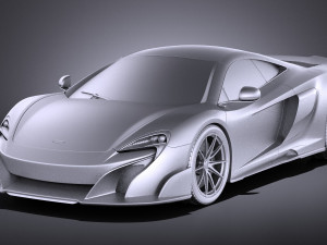 Mclaren 675LT 2017 vray 3D Model