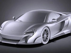 Mclaren 675LT 2017 vray 3D Model