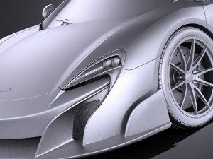 Mclaren 675LT 2017 vray 3D Model