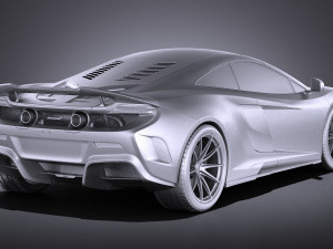Mclaren 675LT 2017 vray 3D Model