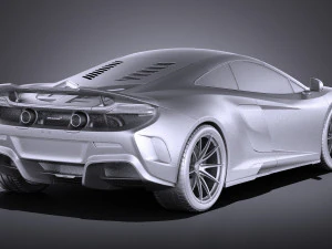 Mclaren 675LT 2017 vray 3D Model