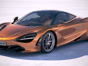 mclaren 720s 2018 3D Model