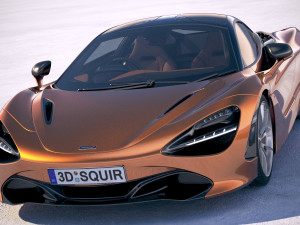 Mclaren 720S 2018 3D Модель