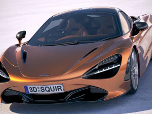 Mclaren 720S 2018 3D Model