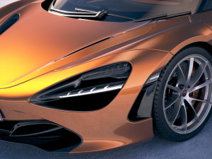 Mclaren 720S 2018 3D Модель