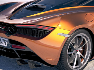 Mclaren 720S 2018 3D Модель