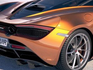 Mclaren 720S 2018 3D Model