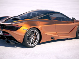 Mclaren 720S 2018 3D Модель