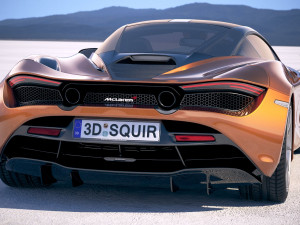 Mclaren 720S 2018 3D Модель