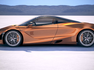 Mclaren 720S 2018 3D Модель
