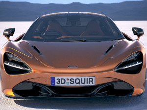 Mclaren 720S 2018 3D Модель