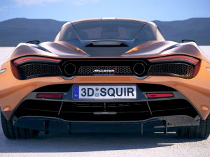 Mclaren 720S 2018 3D Model