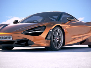 Mclaren 720S 2018 3D Модель