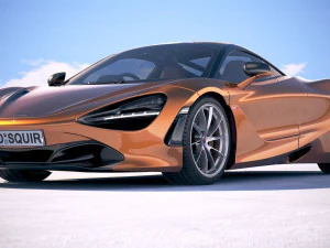 Mclaren 720S 2018 3D Model
