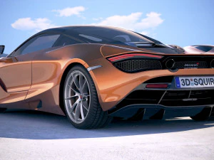 Mclaren 720S 2018 3D Model