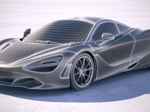 Mclaren 720S 2018 3D Модель