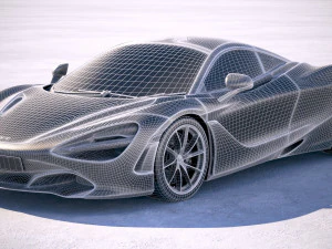 Mclaren 720S 2018 3D Model