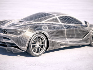 Mclaren 720S 2018 3D Модель