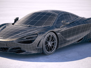 Mclaren 720S 2018 3D Модель