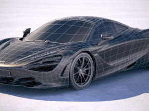 Mclaren 720S 2018 3D Model