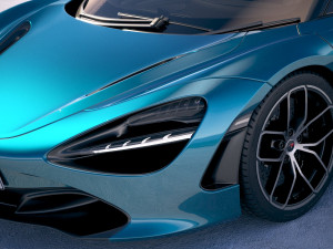 Mclaren 720S Spider 2019 Modello 3D