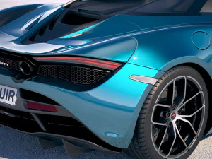 Mclaren 720S Spider 2019 3D Model