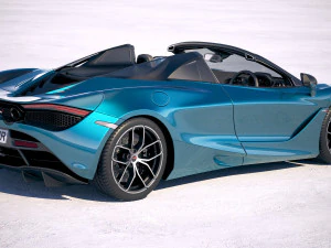 Mclaren 720S Spider 2019 3D Model