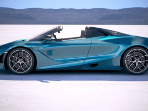 Mclaren 720S Spider 2019 3D Model