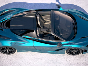Mclaren 720S Spider 2019 Modello 3D