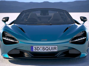 Mclaren 720S Spider 2019 3D Model