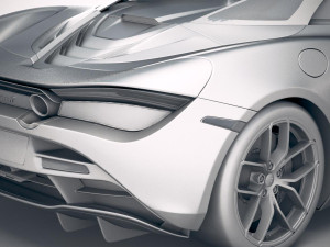 Mclaren 720S Spider 2019 Modello 3D
