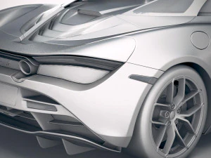 Mclaren 720S Spider 2019 3D Model