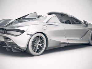 Mclaren 720S Spider 2019 Modello 3D