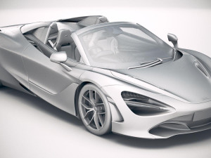 Mclaren 720S Spider 2019 Modello 3D