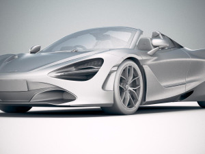 Mclaren 720S Spider 2019 Modello 3D